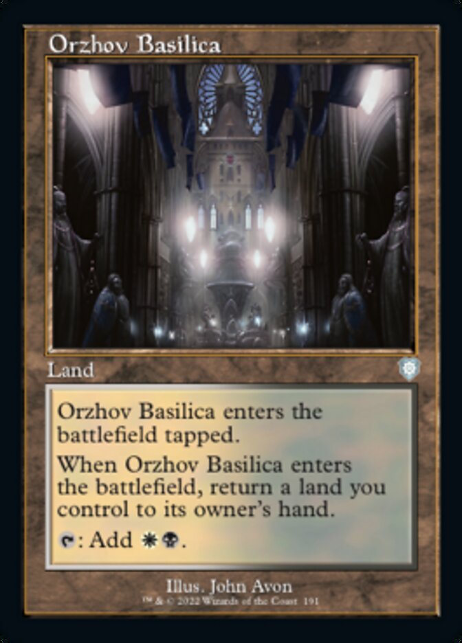 Orzhov Basilica (Retro) [The Brothers' War Commander] | Impulse Games and Hobbies