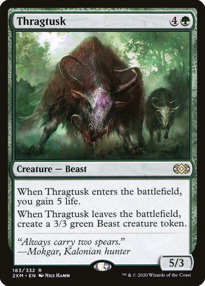 Thragtusk [Double Masters] | Impulse Games and Hobbies