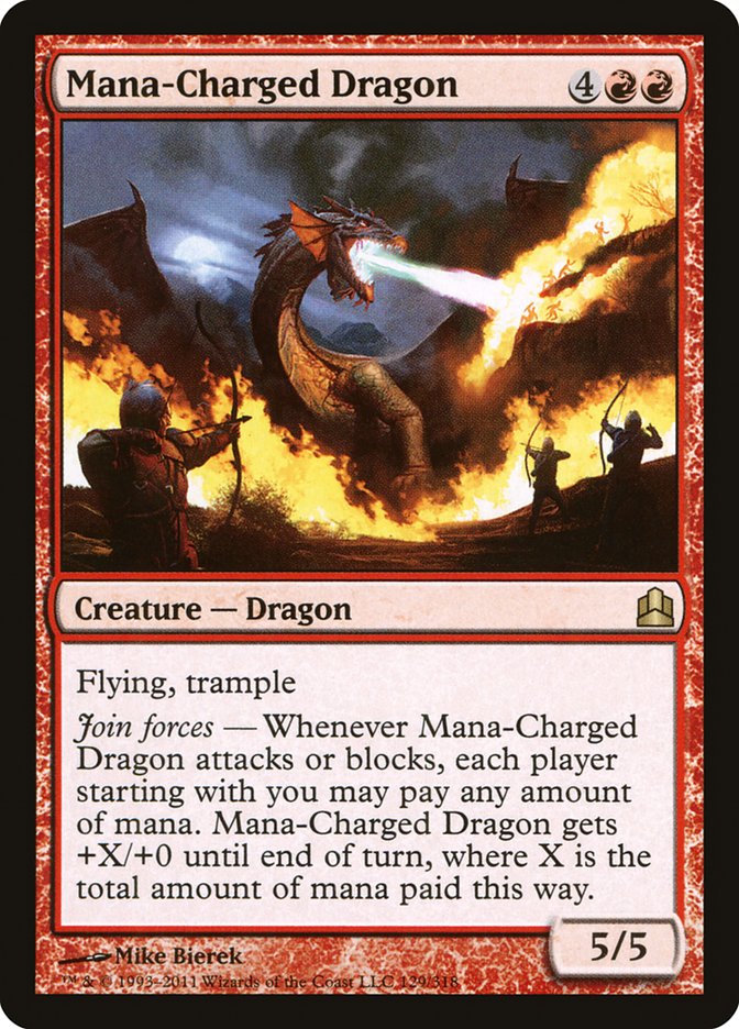 Mana-Charged Dragon [Commander 2011] | Impulse Games and Hobbies