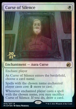 Curse of Silence [Innistrad: Midnight Hunt Prerelease Promos] | Impulse Games and Hobbies