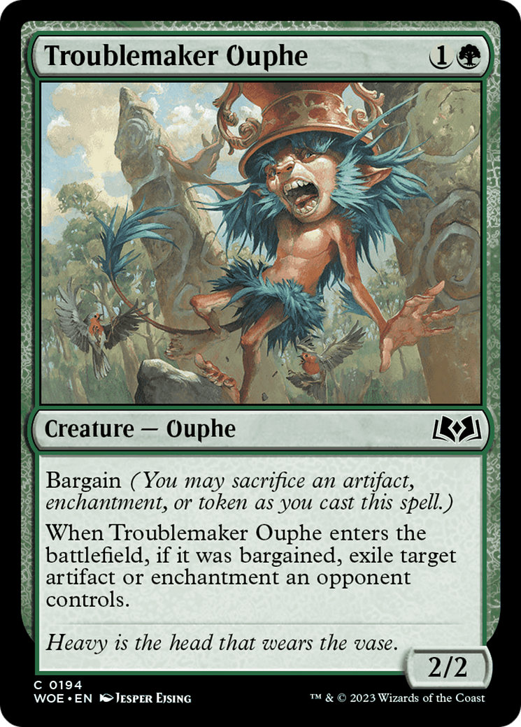 Troublemaker Ouphe [Wilds of Eldraine] | Impulse Games and Hobbies