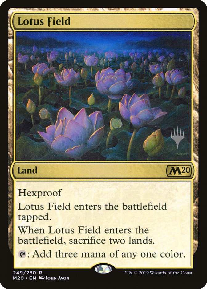 Lotus Field (Promo Pack) [Core Set 2020 Promos] | Impulse Games and Hobbies