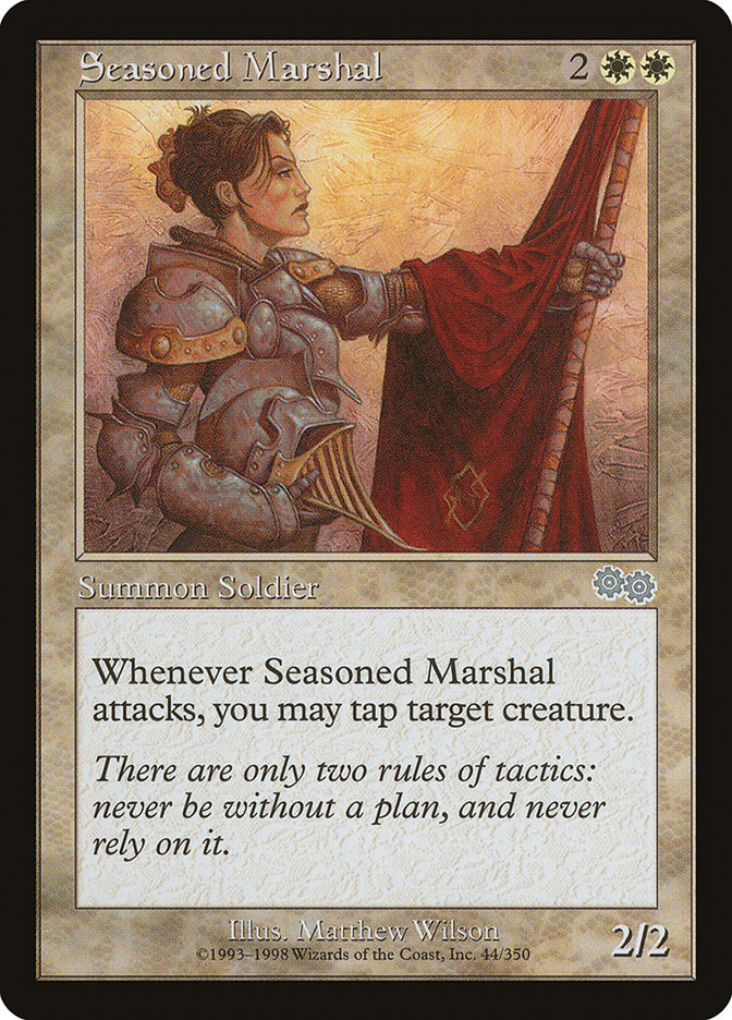 Seasoned Marshal [Urza's Saga] | Impulse Games and Hobbies