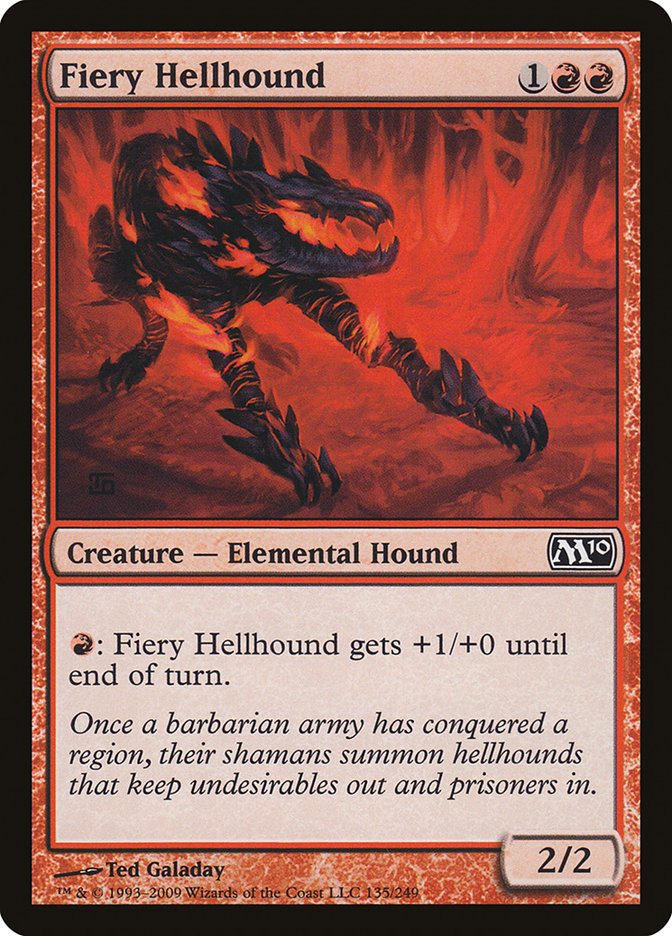 Fiery Hellhound [Magic 2010] | Impulse Games and Hobbies