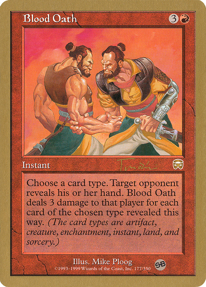 Blood Oath (Jan Tomcani) (SB) [World Championship Decks 2001] | Impulse Games and Hobbies