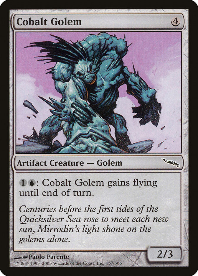 Cobalt Golem [Mirrodin] | Impulse Games and Hobbies