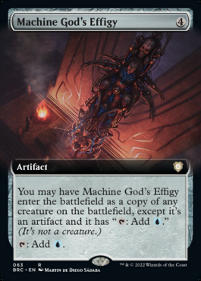 Machine God's Effigy (Extended Art) [The Brothers' War Commander] | Impulse Games and Hobbies