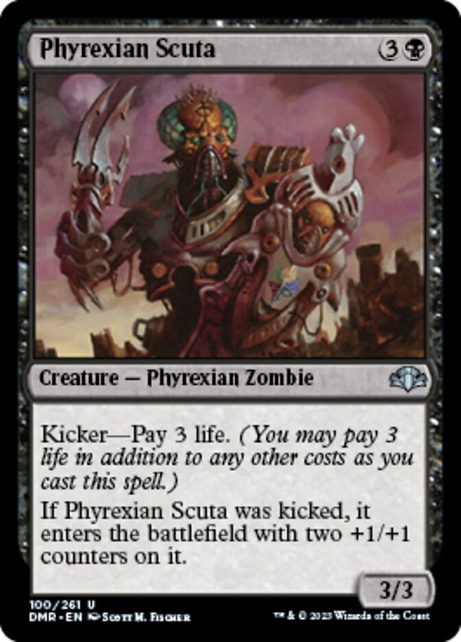 Phyrexian Scuta [Dominaria Remastered] | Impulse Games and Hobbies