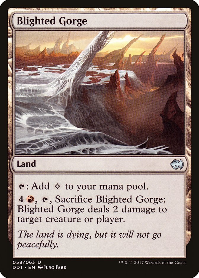 Blighted Gorge [Duel Decks: Merfolk vs. Goblins] | Impulse Games and Hobbies