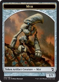 Myr (023) // Thopter (025) Double-sided Token [Commander 2018 Tokens] | Impulse Games and Hobbies