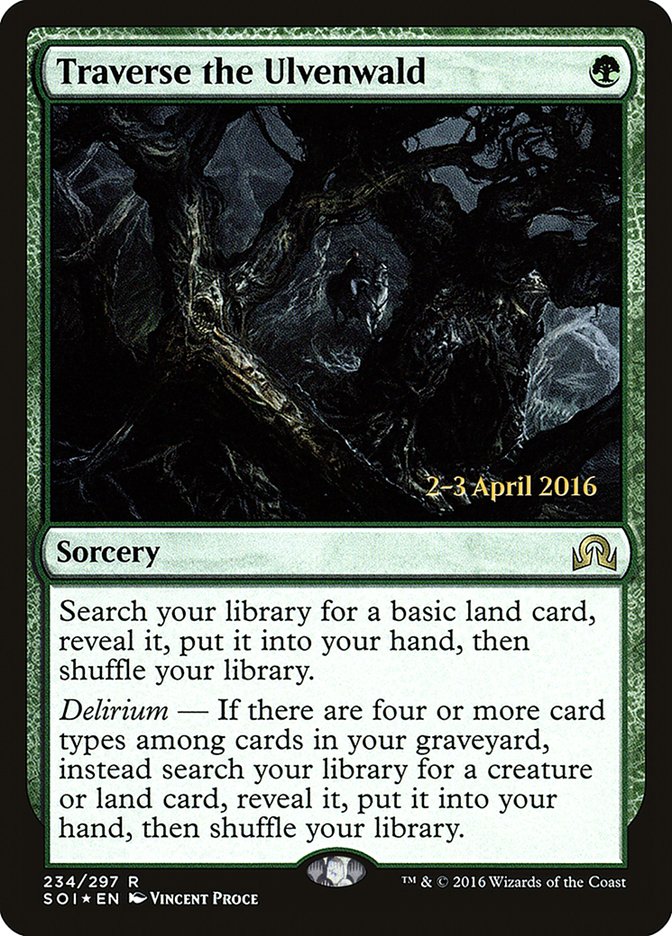 Traverse the Ulvenwald [Shadows over Innistrad Prerelease Promos] | Impulse Games and Hobbies