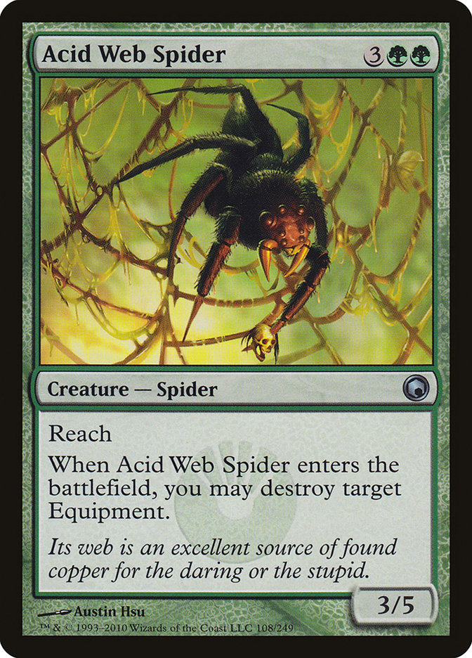 Acid Web Spider [Scars of Mirrodin] | Impulse Games and Hobbies