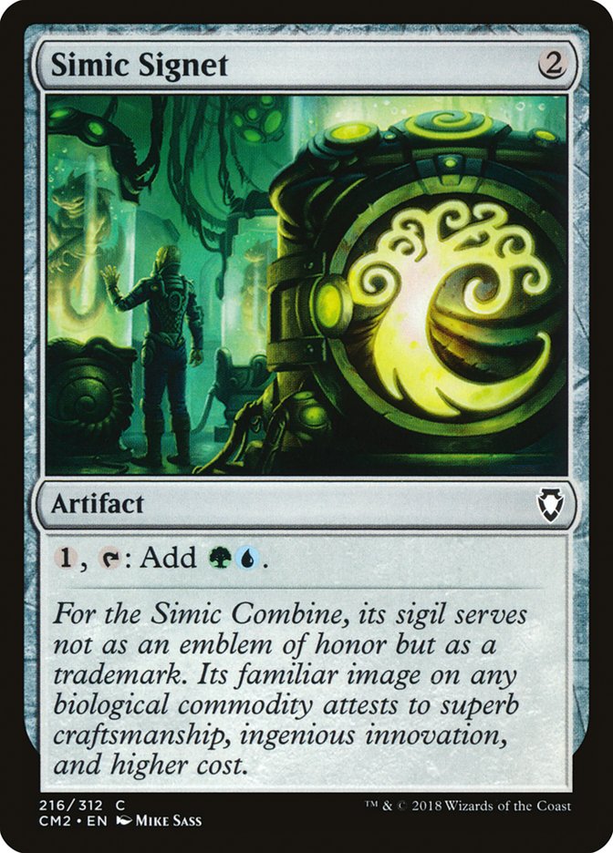 Simic Signet (216/312) [Commander Anthology Volume II] | Impulse Games and Hobbies