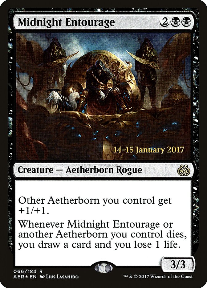 Midnight Entourage [Aether Revolt Prerelease Promos] | Impulse Games and Hobbies