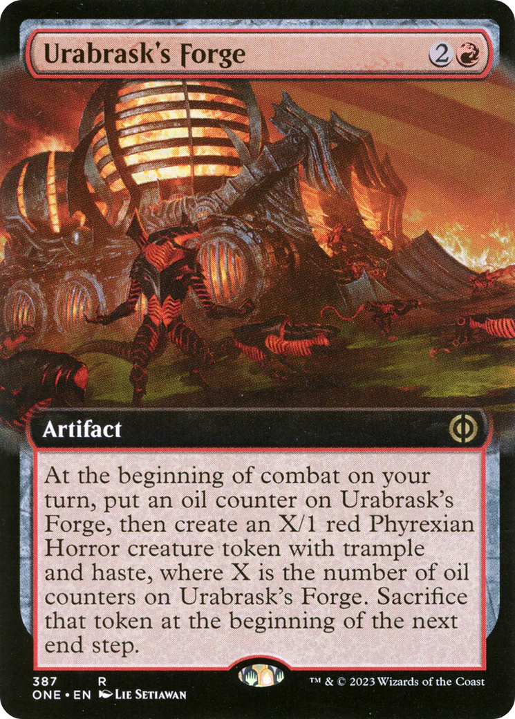 Urabrask's Forge (Extended Art) [Phyrexia: All Will Be One] | Impulse Games and Hobbies