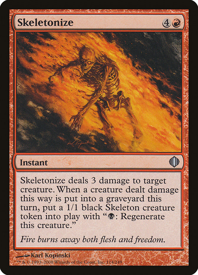 Skeletonize [Shards of Alara] | Impulse Games and Hobbies