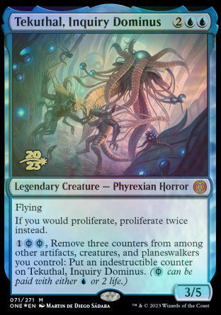 Tekuthal, Inquiry Dominus [Phyrexia: All Will Be One Prerelease Promos] | Impulse Games and Hobbies