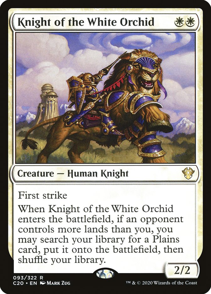 Knight of the White Orchid [Commander 2020] | Impulse Games and Hobbies
