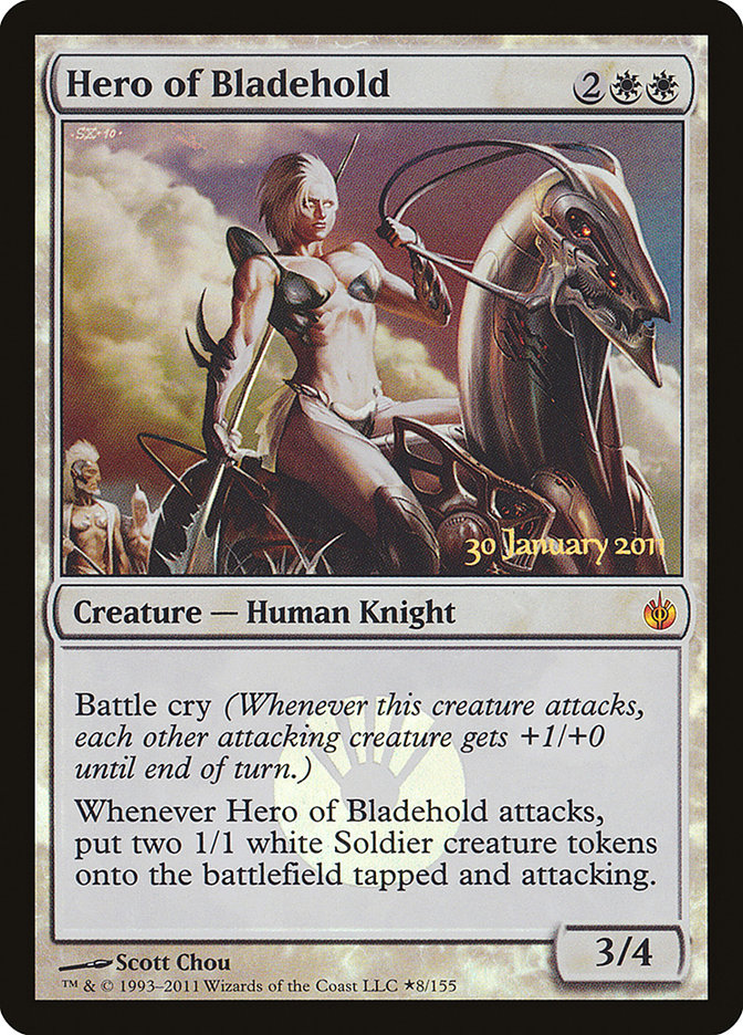 Hero of Bladehold [Mirrodin Besieged Prerelease Promos] | Impulse Games and Hobbies