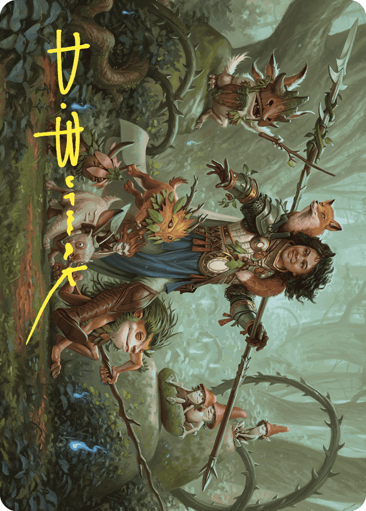 Ellivere of the Wild Court Art Card (Gold-Stamped Signature) [Wilds of Eldraine Art Series] | Impulse Games and Hobbies