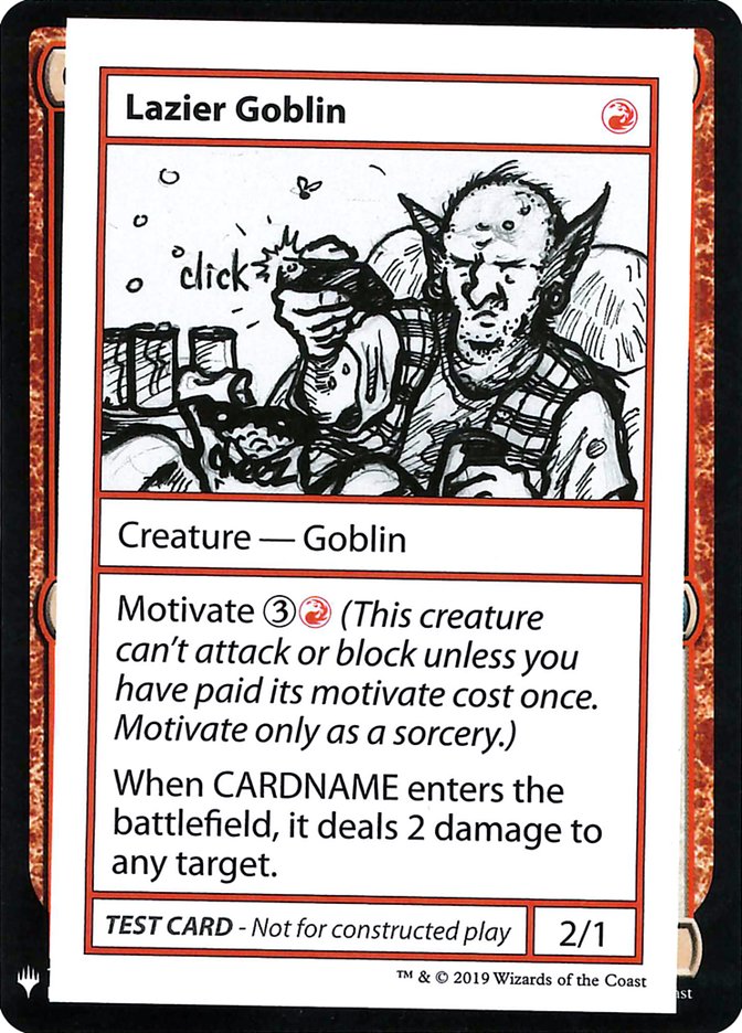 Lazier Goblin [Mystery Booster Playtest Cards] | Impulse Games and Hobbies