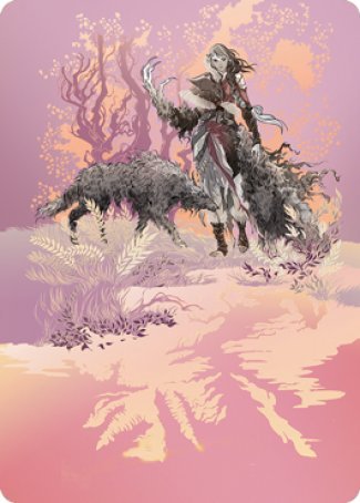Arlinn, the Pack's Hope 2 Art Card [Innistrad: Midnight Hunt Art Series] | Impulse Games and Hobbies