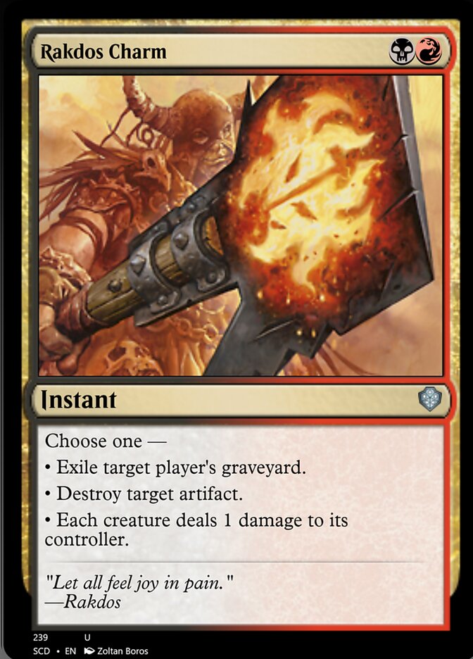 Rakdos Charm [Starter Commander Decks] | Impulse Games and Hobbies