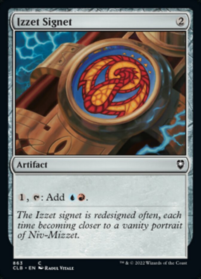 Izzet Signet [Commander Legends: Battle for Baldur's Gate] | Impulse Games and Hobbies