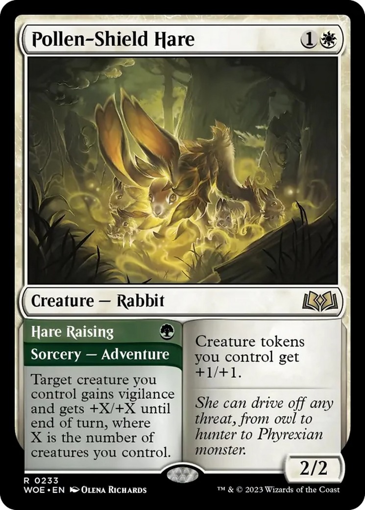 Pollen-Shield Hare // Hare Raising [Wilds of Eldraine] | Impulse Games and Hobbies