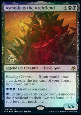 Asmodeus the Archfiend [Dungeons & Dragons: Adventures in the Forgotten Realms Prerelease Promos] | Impulse Games and Hobbies