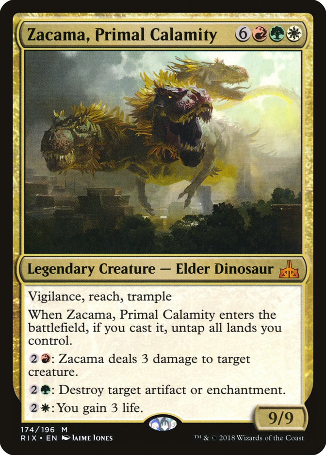 Zacama, Primal Calamity [Rivals of Ixalan] | Impulse Games and Hobbies