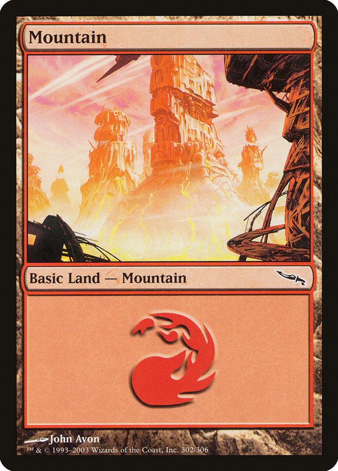 Mountain (302) [Mirrodin] | Impulse Games and Hobbies