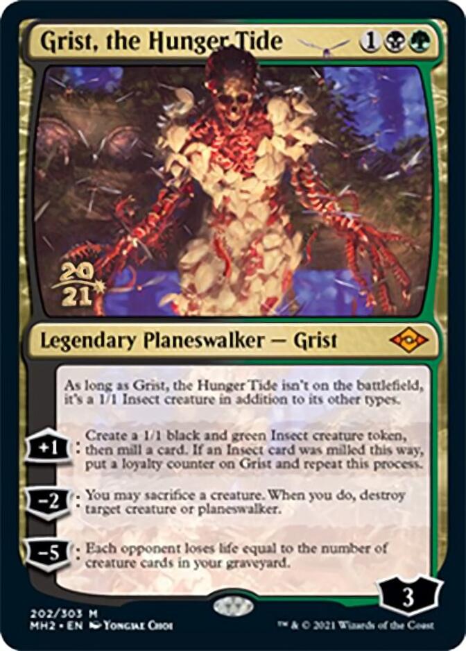 Grist, the Hunger Tide [Modern Horizons 2 Prerelease Promos] | Impulse Games and Hobbies