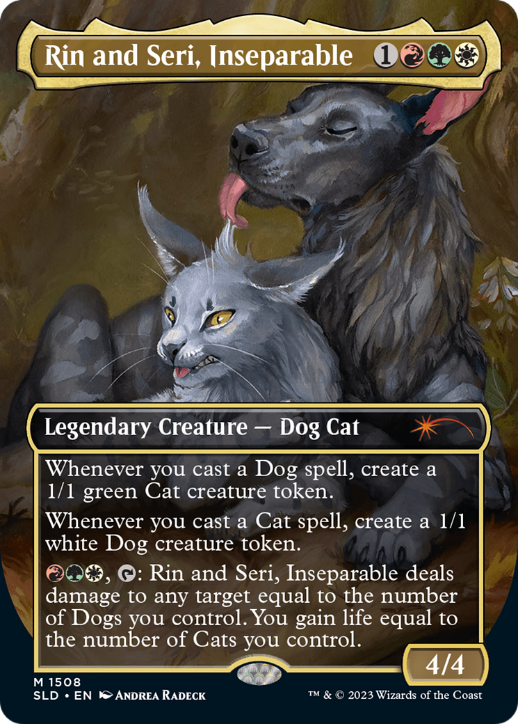 Rin and Seri, Inseparable (1508) // Rin and Seri, Inseparable [Secret Lair Commander Deck: Raining Cats and Dogs] | Impulse Games and Hobbies