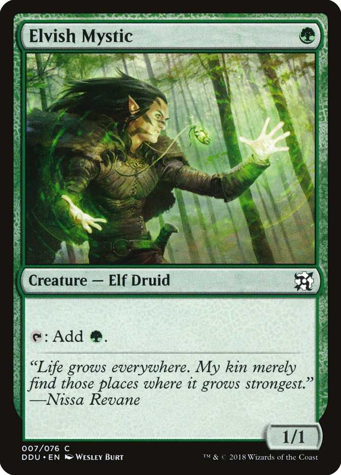 Elvish Mystic [Duel Decks: Elves vs. Inventors] | Impulse Games and Hobbies