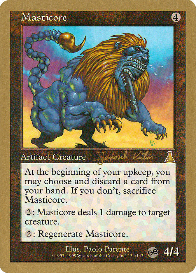 Masticore (Janosch Kuhn) (SB) [World Championship Decks 2000] | Impulse Games and Hobbies