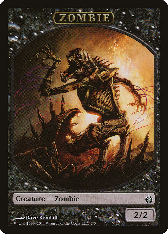 Zombie Token [Mirrodin Besieged Tokens] | Impulse Games and Hobbies