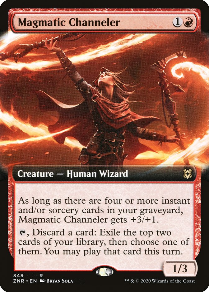 Magmatic Channeler (Extended Art) [Zendikar Rising] | Impulse Games and Hobbies
