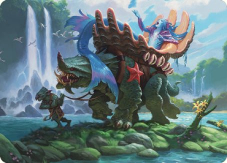 Vodalian Mindsinger Art Card [Dominaria United Art Series] | Impulse Games and Hobbies