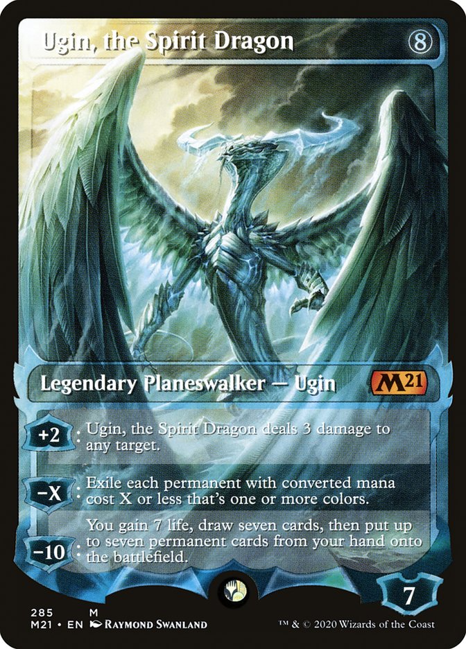 Ugin, the Spirit Dragon (Extended) (285) [Core Set 2021] | Impulse Games and Hobbies
