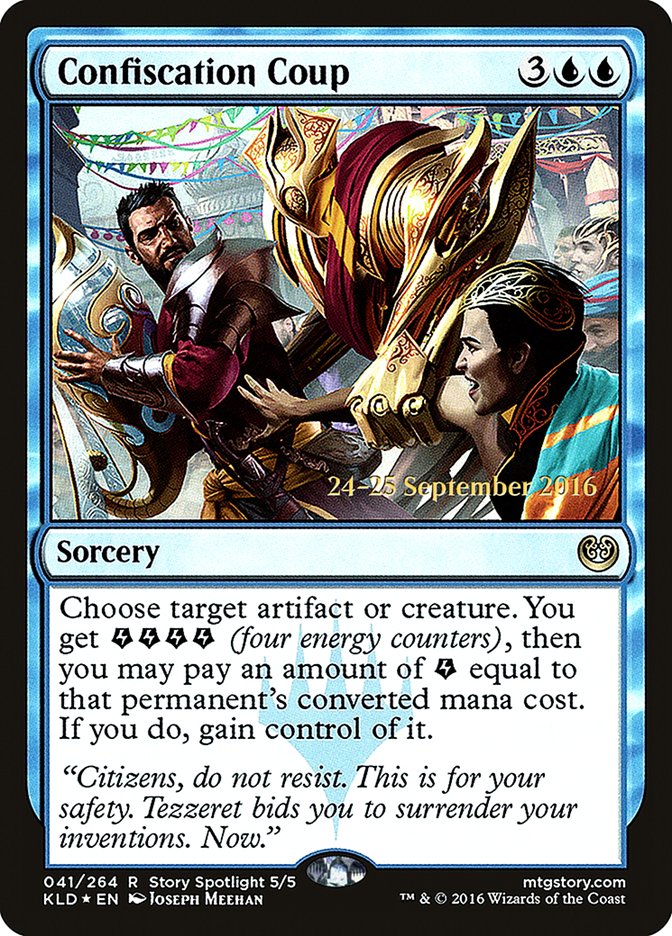 Confiscation Coup [Kaladesh Prerelease Promos] | Impulse Games and Hobbies