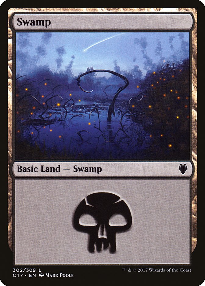 Swamp (302) [Commander 2017] | Impulse Games and Hobbies