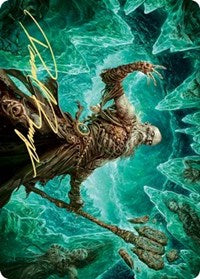 Draugr Necromancer Art Card (Gold-Stamped Signature) [Kaldheim: Art Series] | Impulse Games and Hobbies