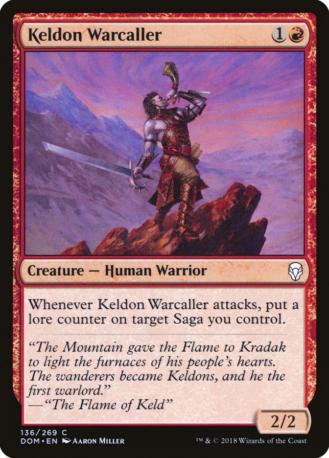 Keldon Warcaller [Dominaria] | Impulse Games and Hobbies