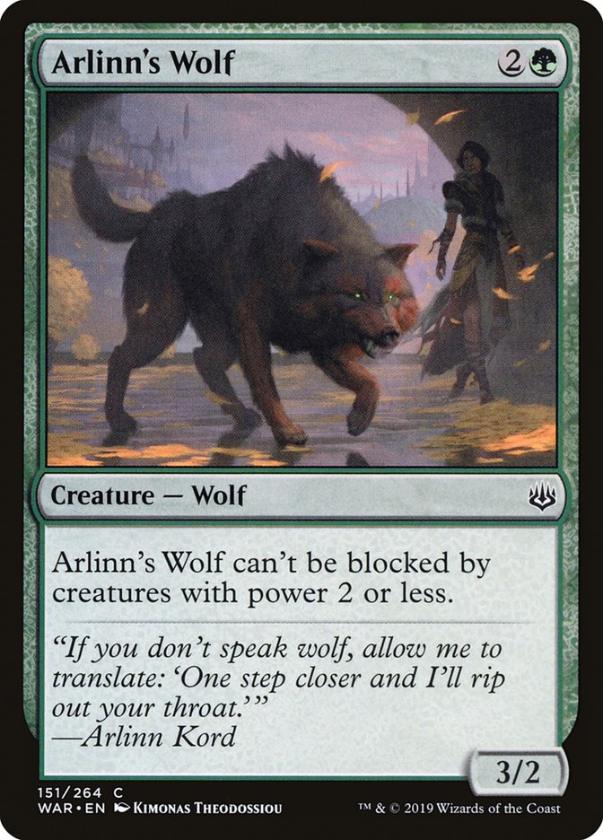 Arlinn's Wolf [War of the Spark] | Impulse Games and Hobbies