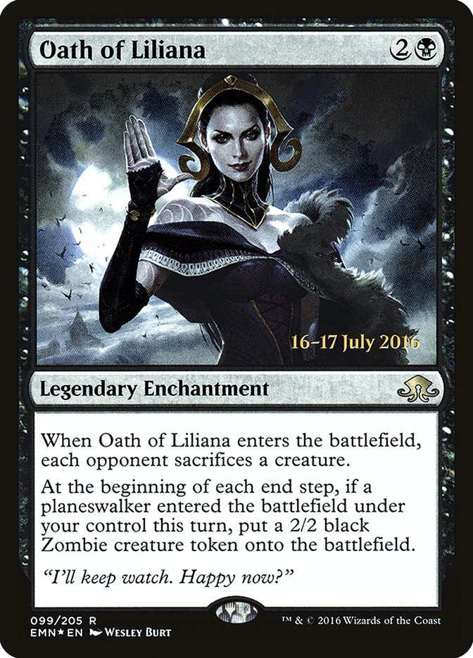 Oath of Liliana [Eldritch Moon Prerelease Promos] | Impulse Games and Hobbies