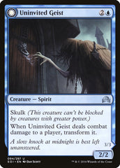 Uninvited Geist // Unimpeded Trespasser [Shadows over Innistrad] | Impulse Games and Hobbies