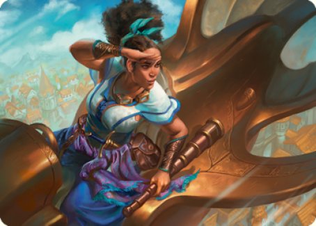 Talas Lookout Art Card [Dominaria United Art Series] | Impulse Games and Hobbies