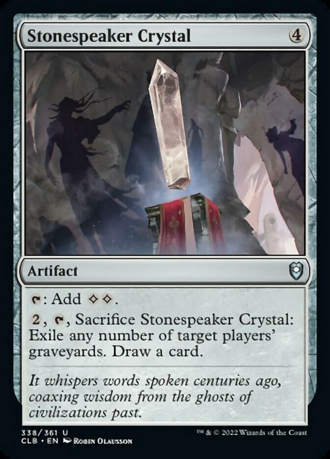 Stonespeaker Crystal [Commander Legends: Battle for Baldur's Gate] | Impulse Games and Hobbies