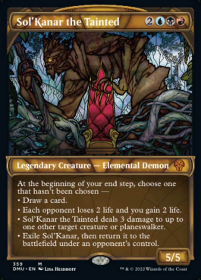 Sol'Kanar the Tainted (Showcase Textured) [Dominaria United] | Impulse Games and Hobbies